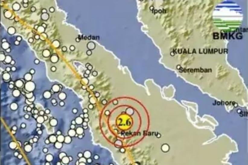 Gempa Magnitudo 2,6 Guncang Rokan Hulu Riau Pagi Ini