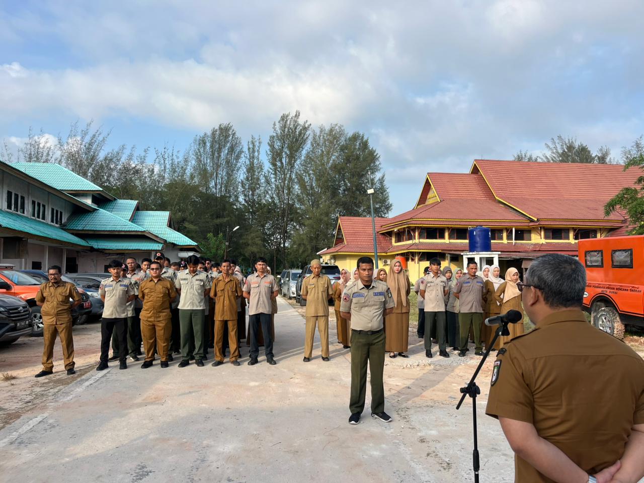 Pimpin Apel di BPBD, Sekdako Dumai Tekankan Optimalisasi Mitigasi dan Penanggulangan Bencana