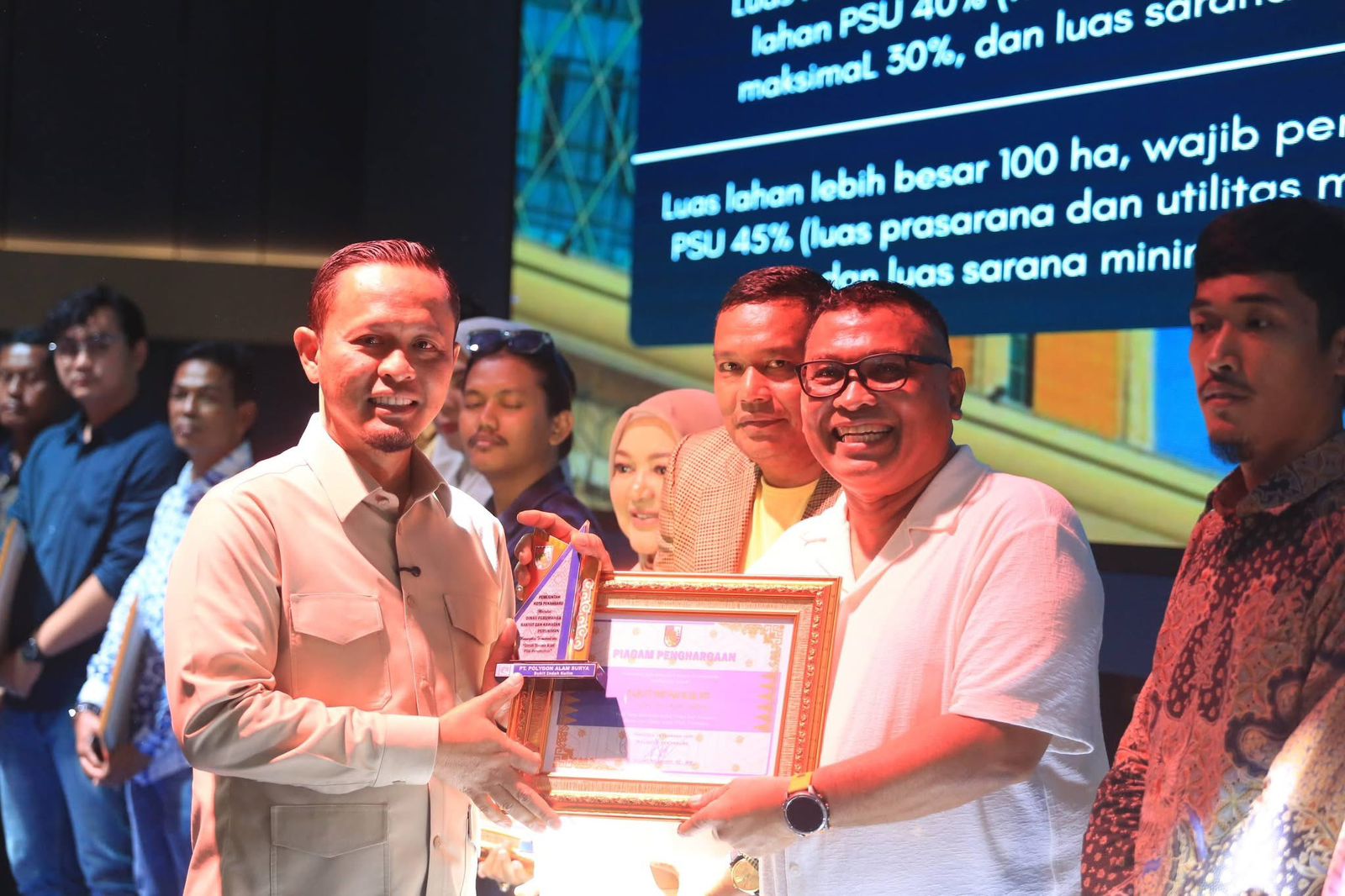 Pemko Pekanbaru Terima Penyerahan PSU dari 16 Pengembang Perumahan
