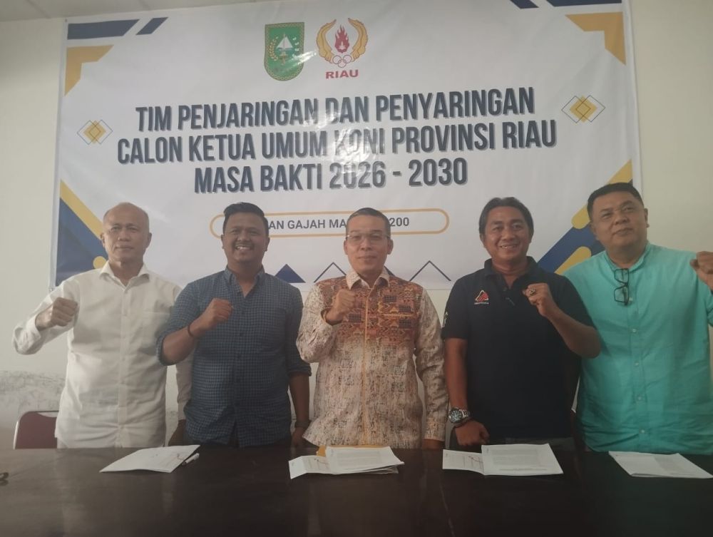 Pendaftaran Calon Ketua Umum KONI Riau 2026–2030 Dibuka 30 Januari