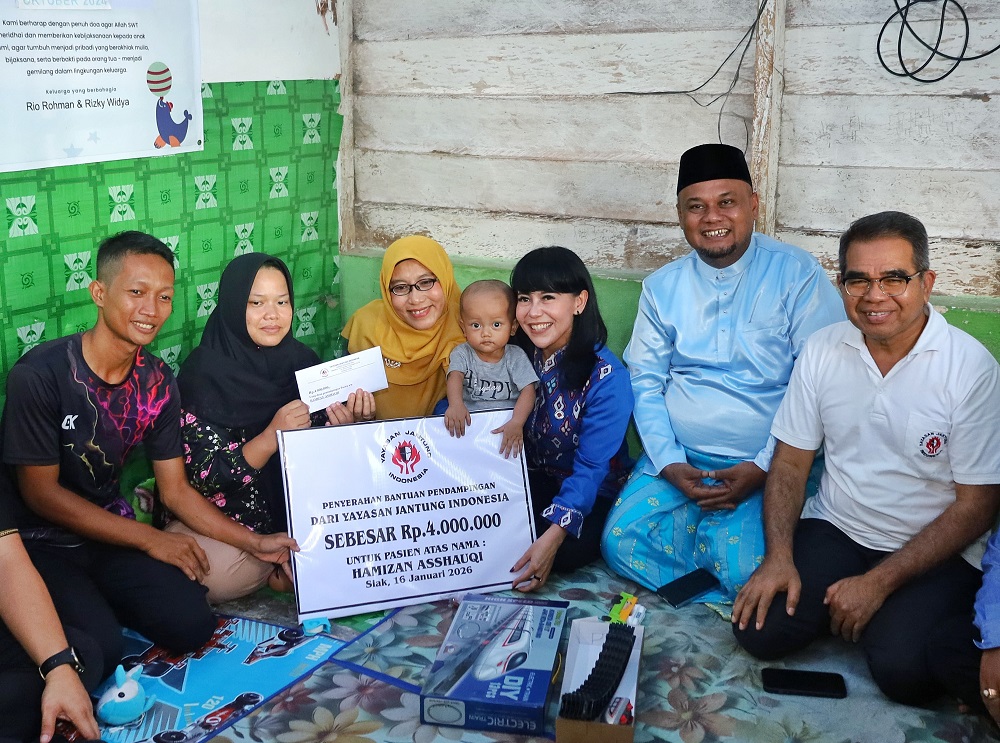 Pemkab Siak Dukung Balita Penderita Jantung Bawaan melalui Bantuan Yayasan Jantung Indonesia