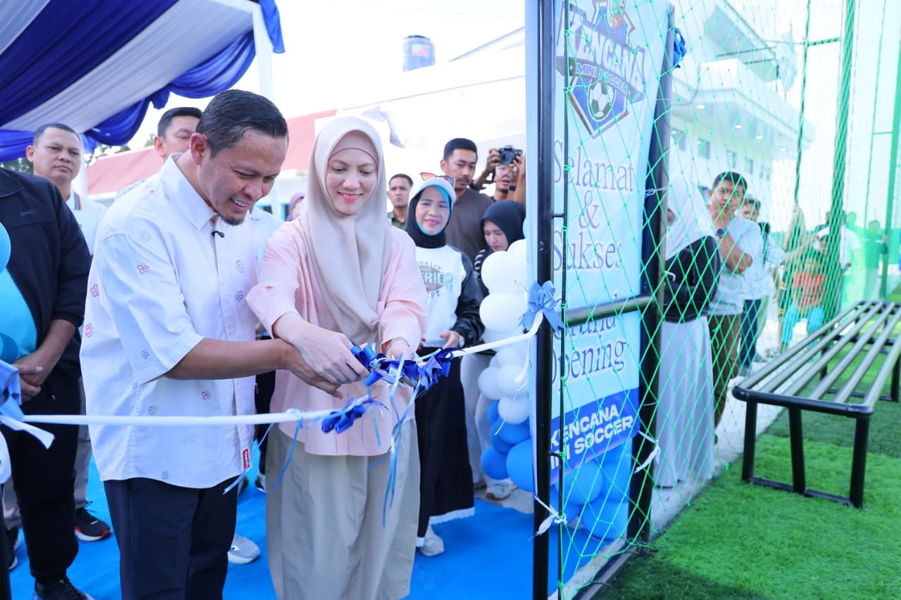 Wali Kota Agung Nugroho Resmikan Lapangan Kencana Minisoccer di Kompleks PSC Pekanbaru