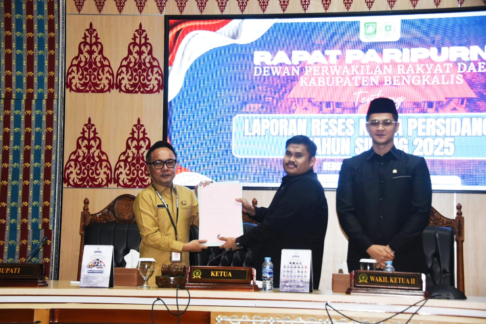 Sekda Bengkalis Terima Laporan Reses DPRD dan Ikuti Pembentukan Pansus Pokir Tahun Perencanaan 2027