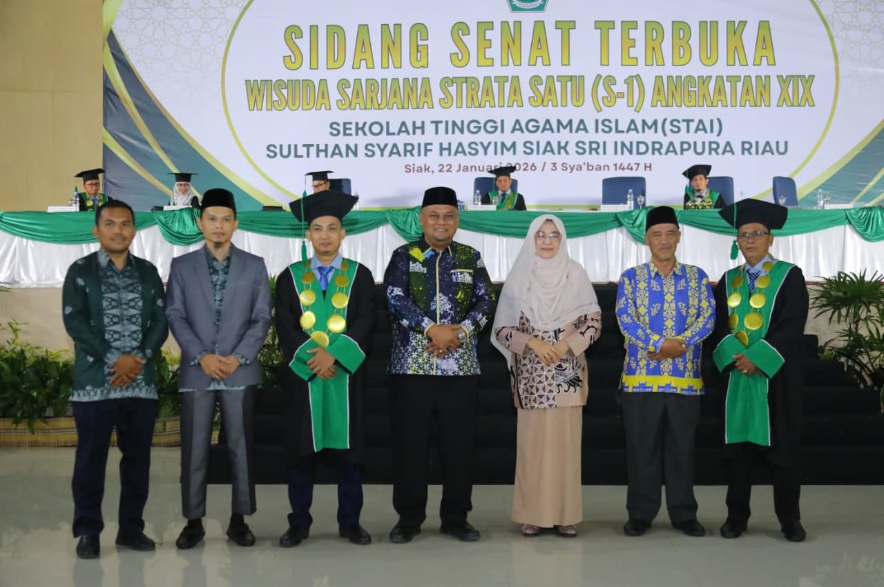 Wabup Siak Ajak Lulusan STAI Sultan Syarif Hasyim Berkontribusi Membangun Daerah