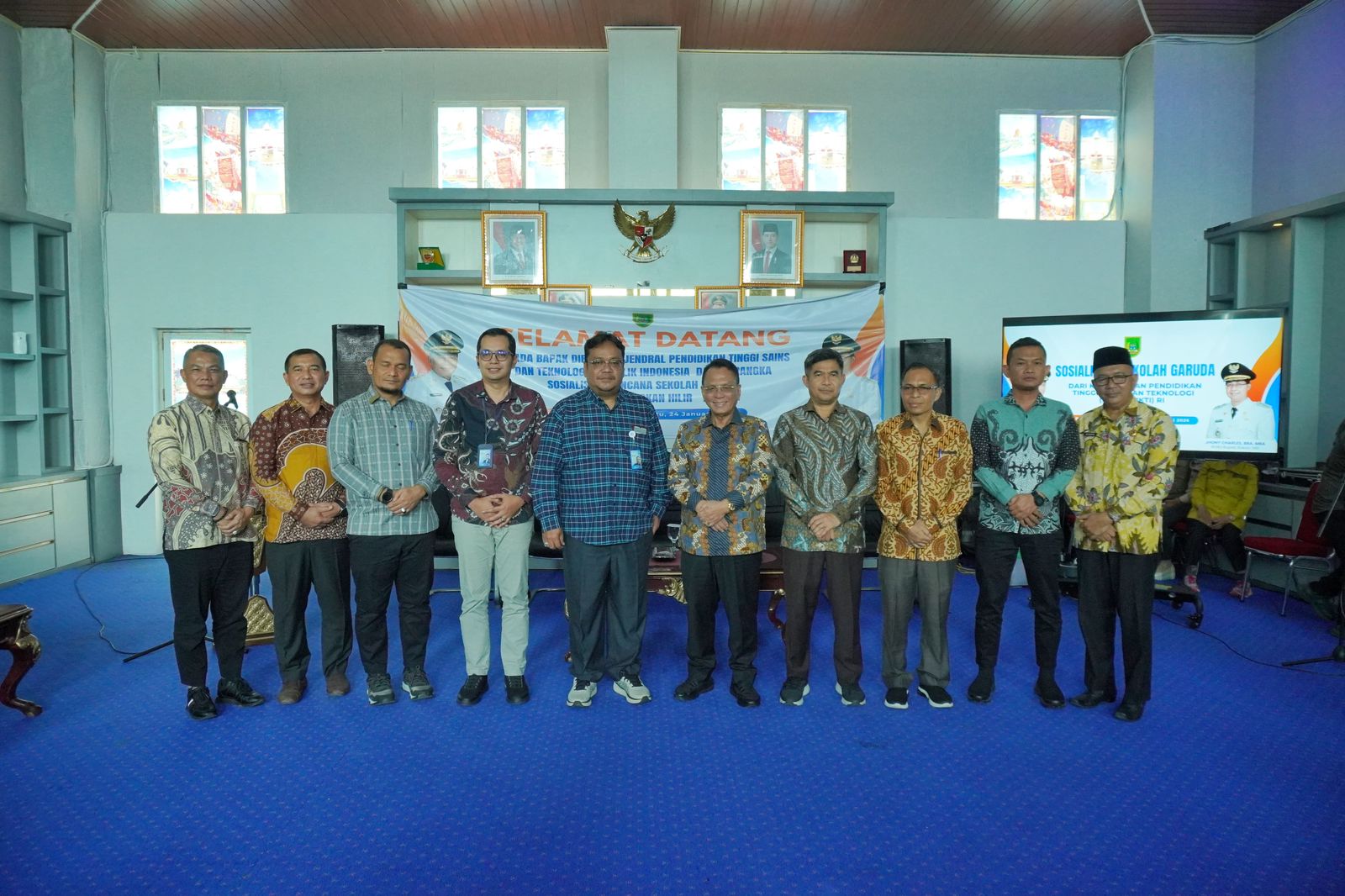 Bupati Rohil H. Bistaman Resmi Buka Sosialisasi Sekolah Garuda dan Siapkan Lahan 25 Hektar