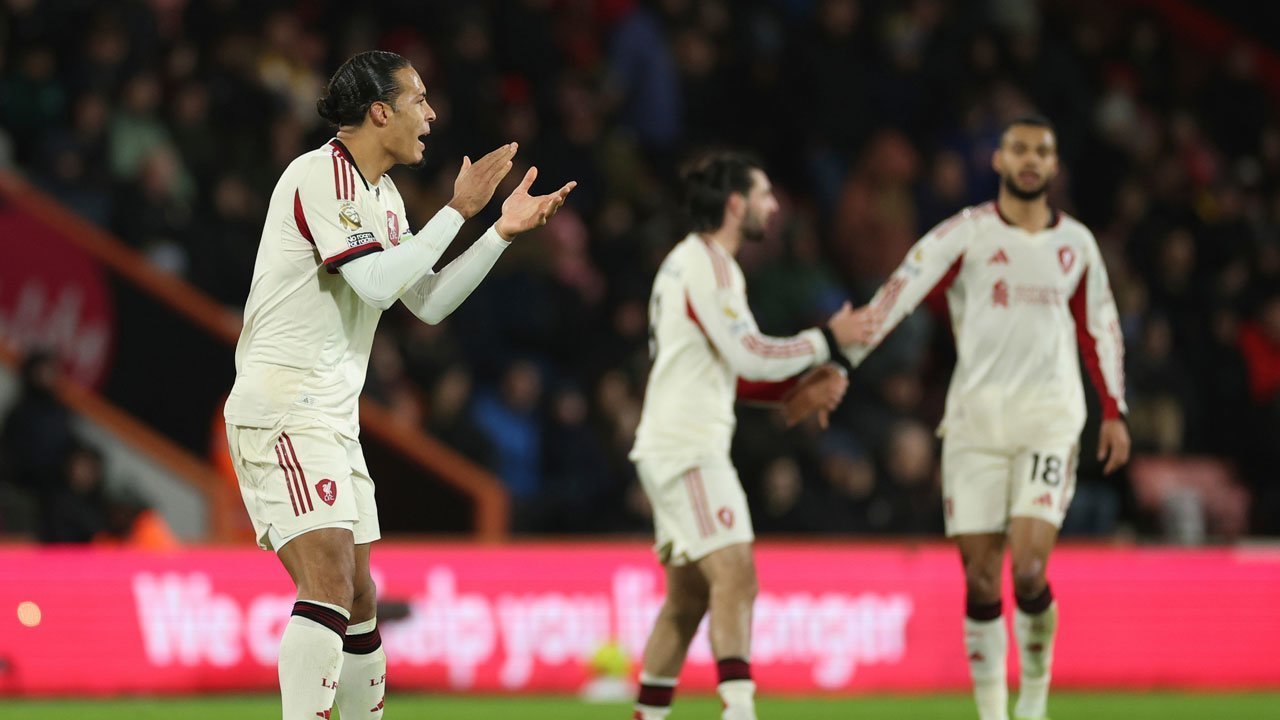 Blunder Van Dijk Jadi Petaka, Liverpool Tumbang 2-3 dari Bournemouth