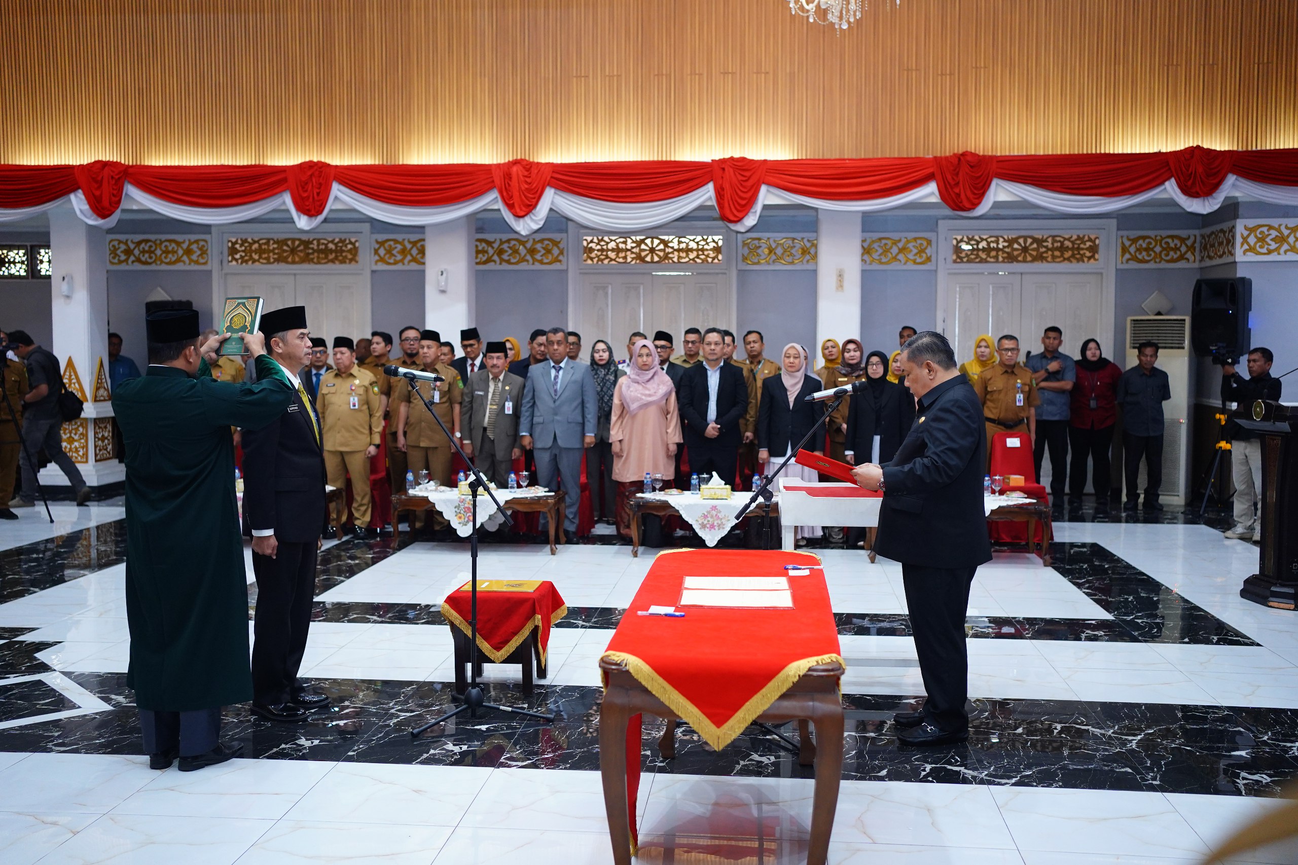 Perkuat Tata Kelola, Plt Gubernur Riau Lantik 14 Kepala OPD
