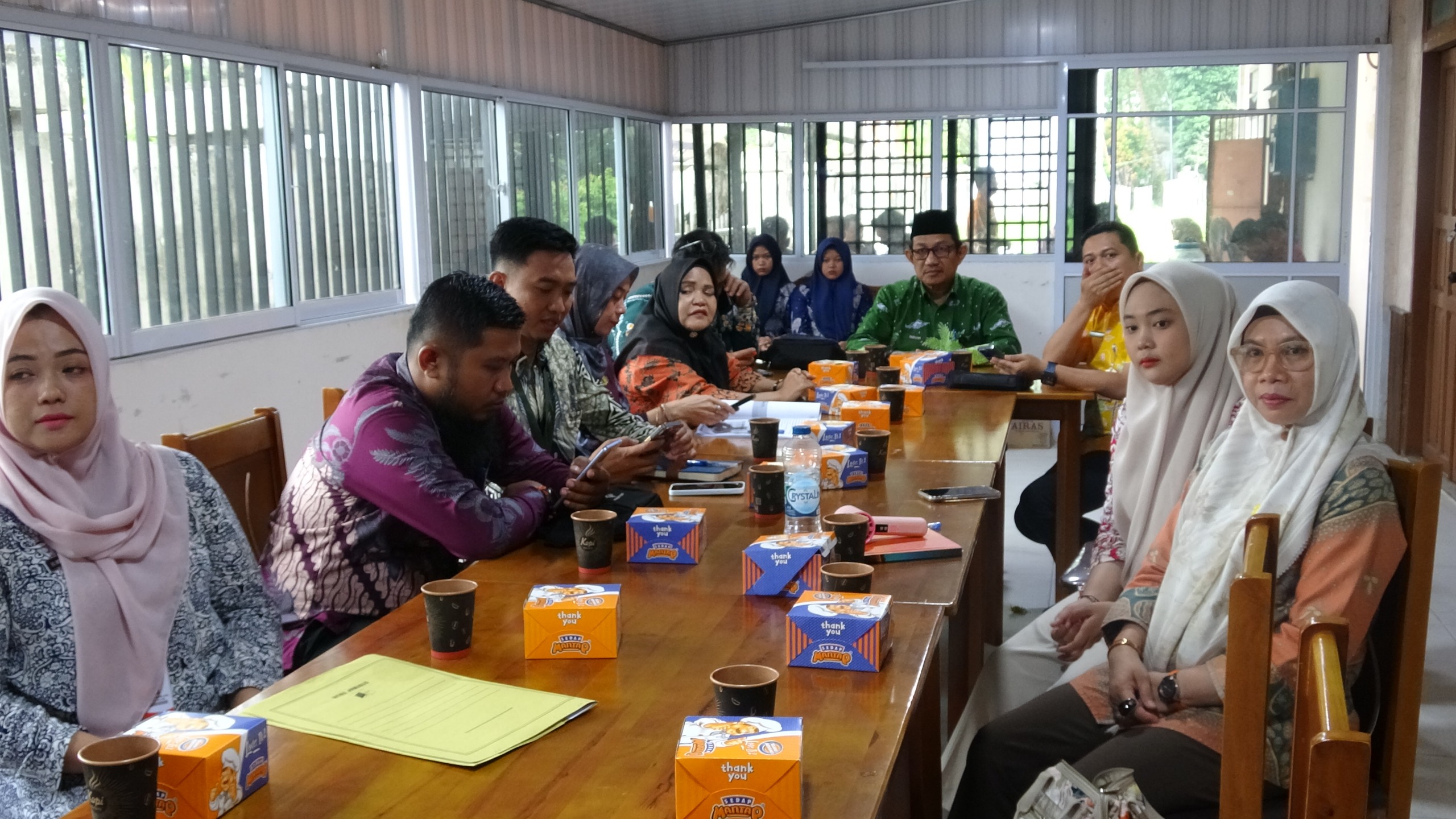 Pemkab Inhil Ikuti Penyampaian Opini Ombudsman RI 2025
