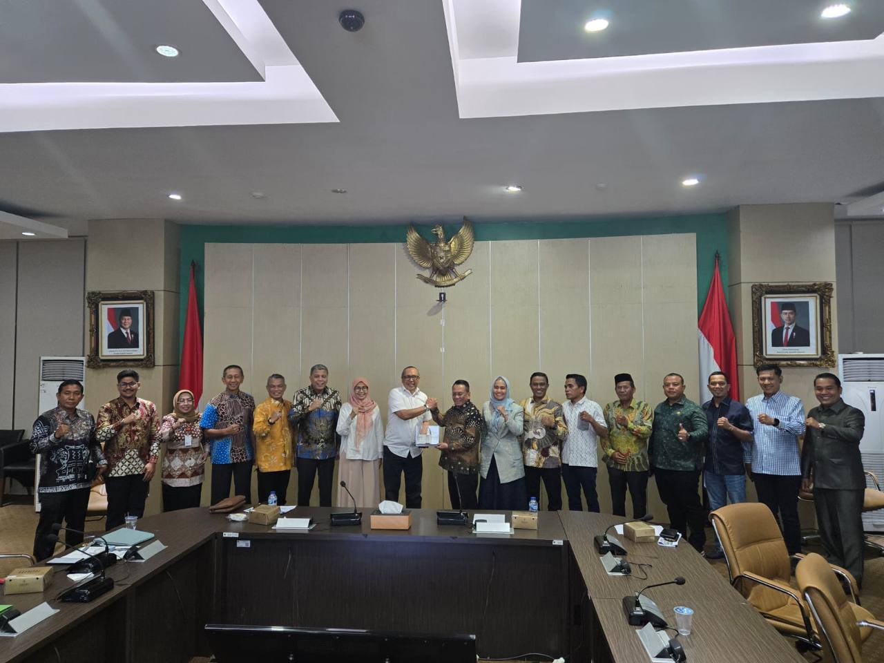 Percepat Investasi, Pemkab dan DPRD Rohil Jemput Bola ke ATR/BPN dan Kemenhut Bahas Ranperda RTRW