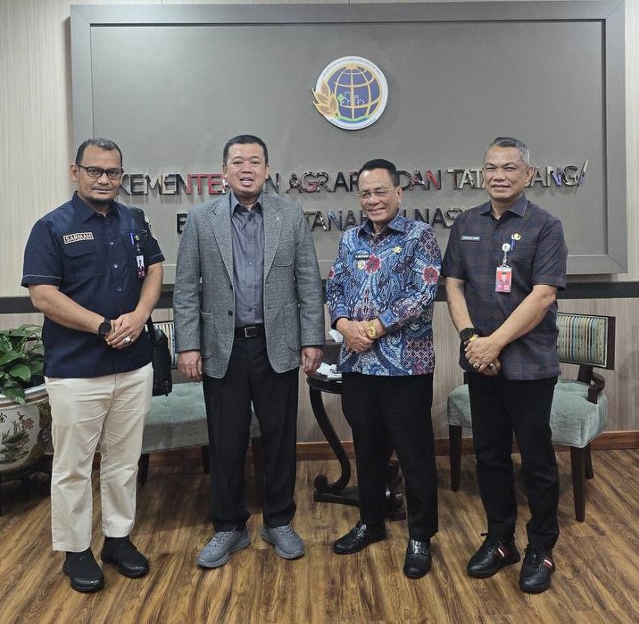 Percepat Persetujuan RTRW, Bupati Rohil Temui Menteri ATR/BPN di Jakarta