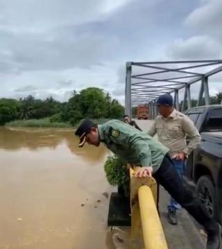Dinas PUPR Riau Bergerak Cepat Tangani Banjir Ruas Jalan Sontang–Duri