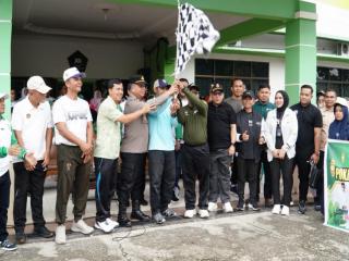 Kemenag Kampar Rayakan HAB ke-80 dengan “Harmony Fun Walk” Penuh Semangat Kebersamaan
