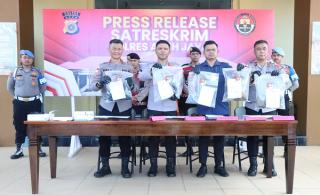 Polres Aceh Jaya Ungkap Kasus Pembunuhan di Sampoiniet, Pelaku Ditangkap di Siak