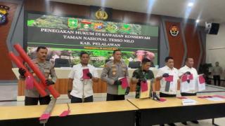 Sembilan Orang Ditahan, Polda Riau Tindak Penjual Lahan dan Perusak Fasilitas Satgas TNTN