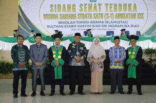 Wabup Siak Ajak Lulusan STAI Sultan Syarif Hasyim Berkontribusi Membangun Daerah