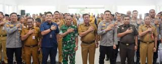 Rakor Kepala Desa dan Forkopimda, Polres Kuansing Tegaskan Komitmen Kolaborasi