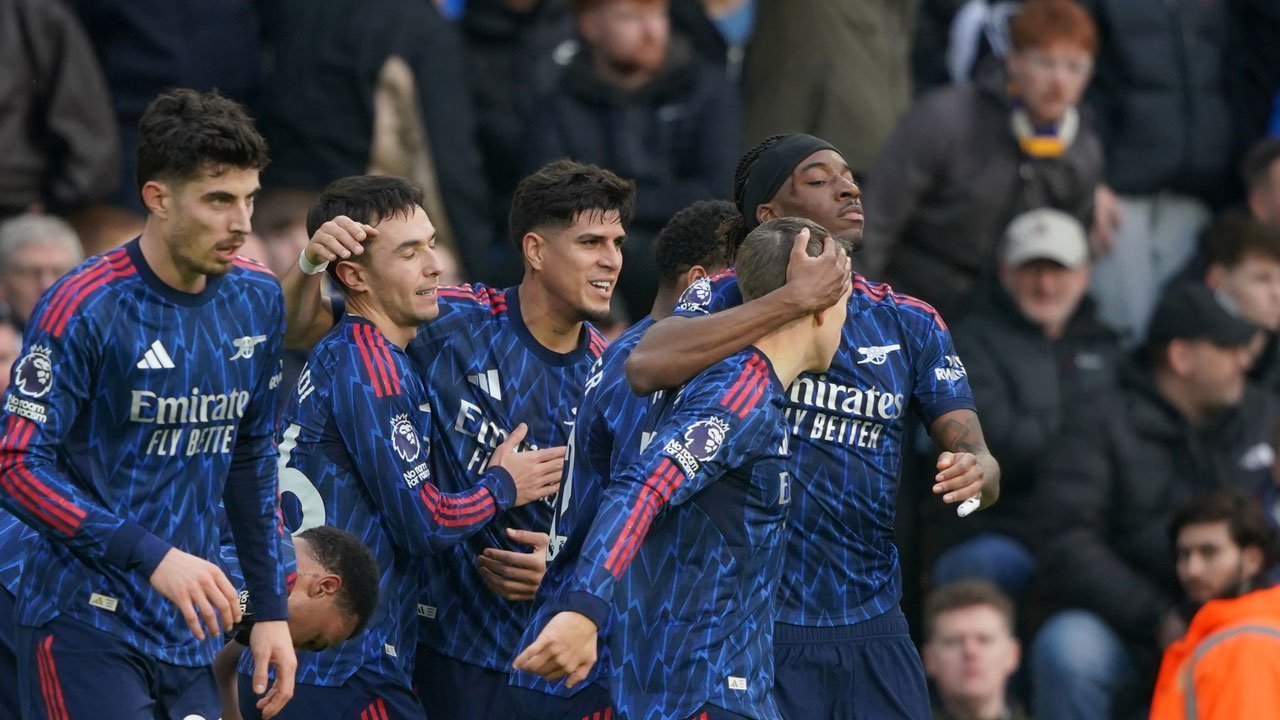 Arsenal Hancurkan Leeds 4-0 di Elland Road, Gabriel Jesus Lengkapi Pesta Gol