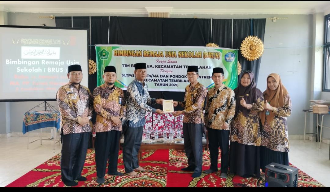 Cegah Pernikahan Dini, Tim BRUS KUA Tembilahan Edukasi Siswa MA PPTH Tunas Harapan
