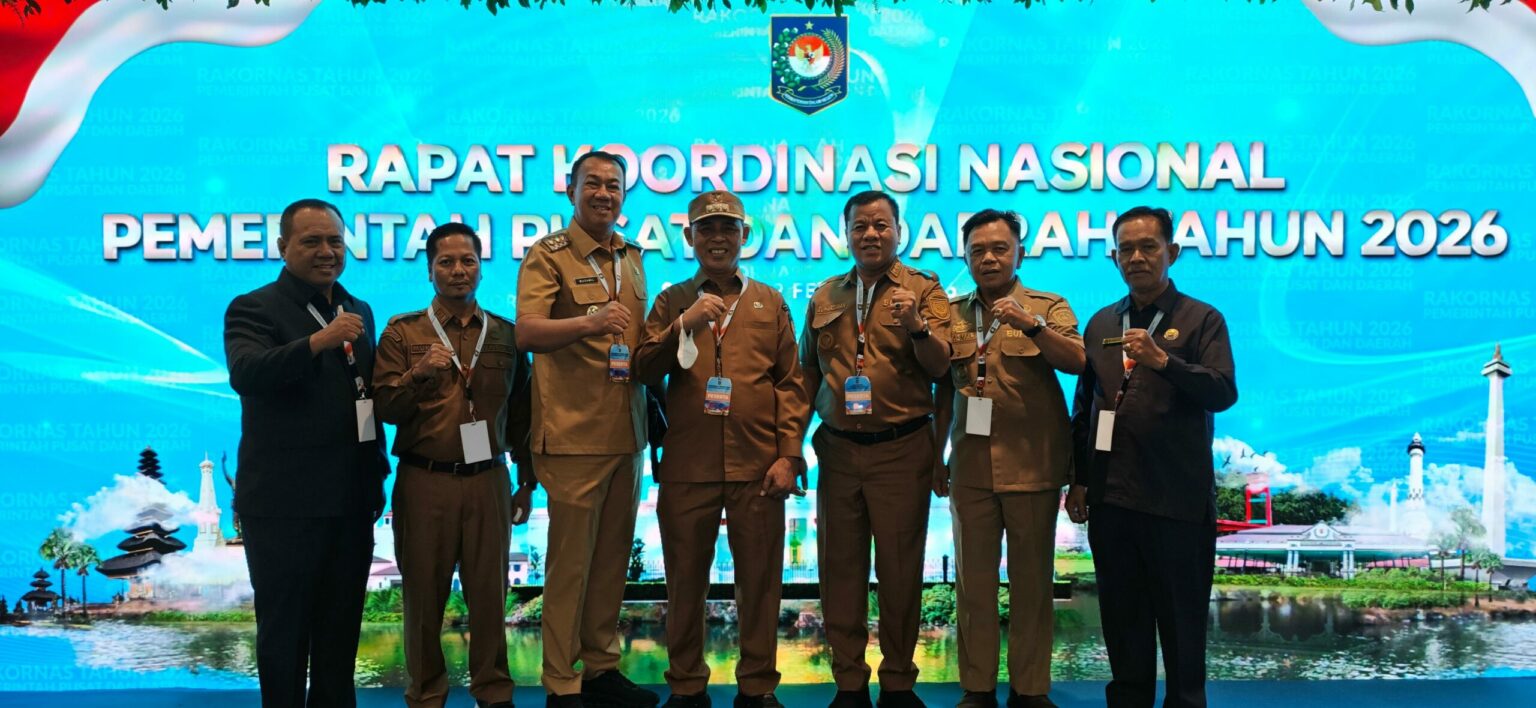 Hadiri Rakornas Forkopimda di Bogor, Bupati Herman Tegaskan Komitmen Inhil Selaras Pembangunan Nasio