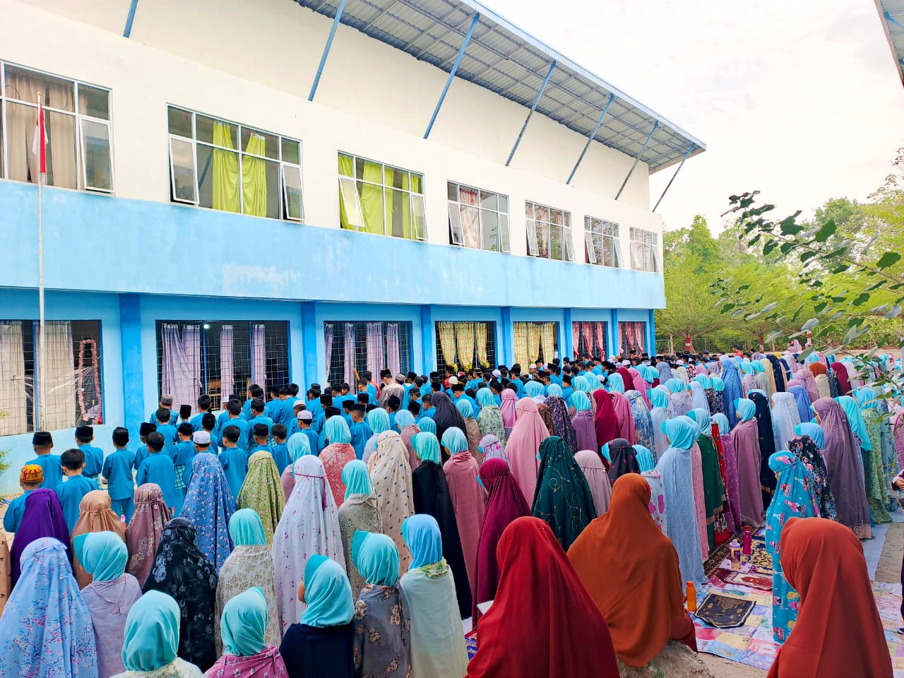 Munajat Bersama Memohon Hujan, SDS IT Ibu Harapan Bengkalis Gelar Sholat Istisqoâ€™