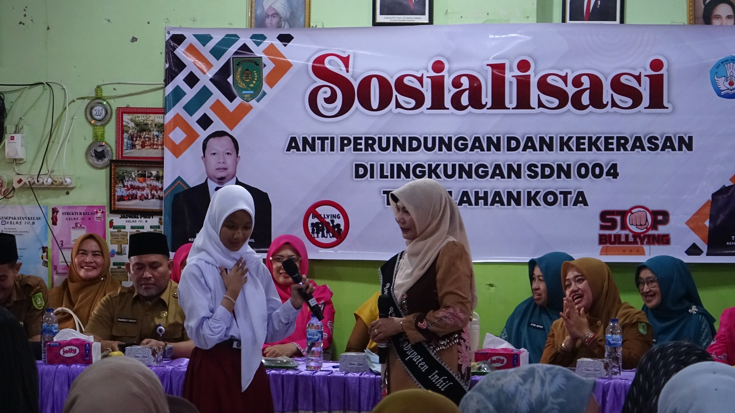 Bunda PAUD Inhil Edukasi Siswa SDN 004 Tembilahan, Dorong Sekolah Ramah Anak dan Bebas Perundungan