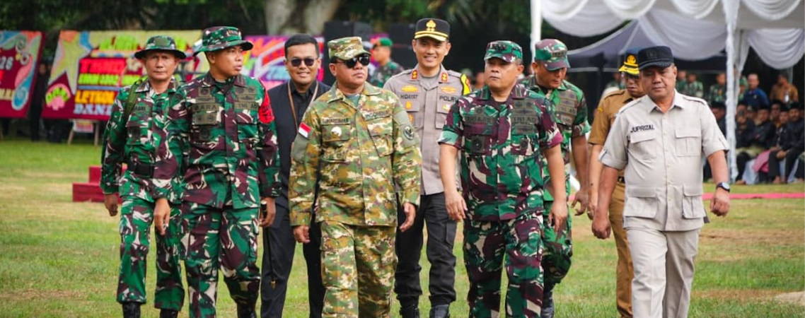 Buka TMMD ke-127, Bupati Kuansing Tegaskan Pentingnya Sinergi TNI dan Pemda