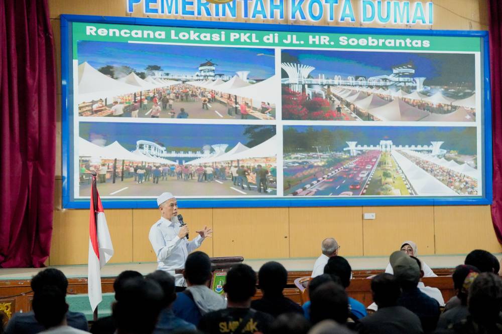Pemko Dumai Sosialisasikan Relokasi PKL, Libatkan UMKM untuk Penataan Kota Lebih Tertib