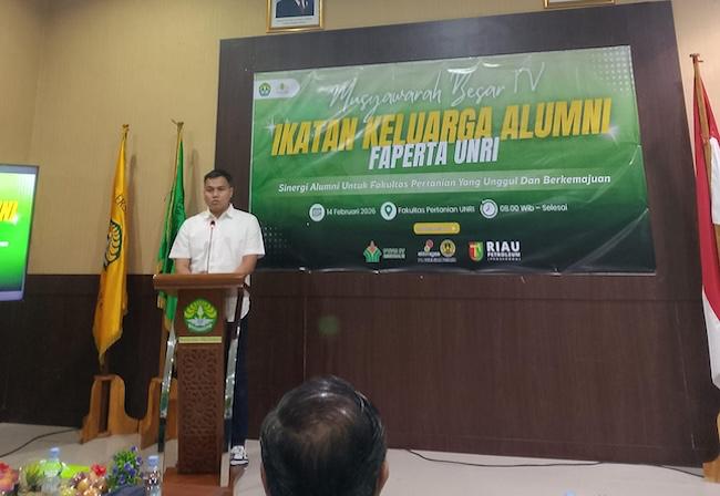 Selamat! Aang Ananda Pimpin IKA Faperta Unri Periode 2026-2030
