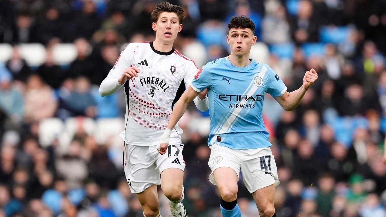 Man City 2-0 Salford: Gol Perdana Marc Guehi Antar Citizens ke 16 Besar FA Cup