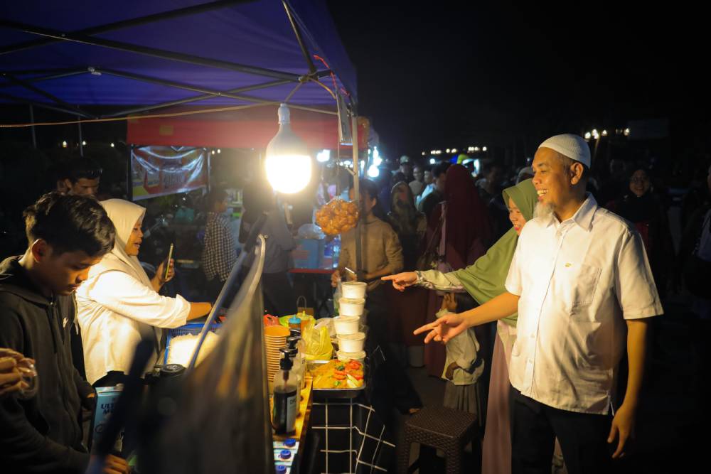 Wako H. Paisal Resmikan Kawasan Kuliner Dumai Islamic Center, Jadikan Icon Wisata Baru Kota Dumai
