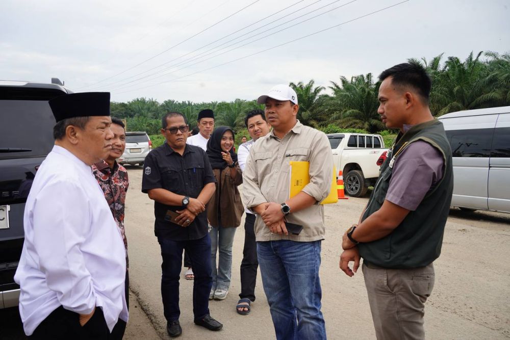 Plt Gubri Tinjau Jalan Tapung–Talang Danto, Targetkan Perbaikan Tuntas Sebelum Idulfitri