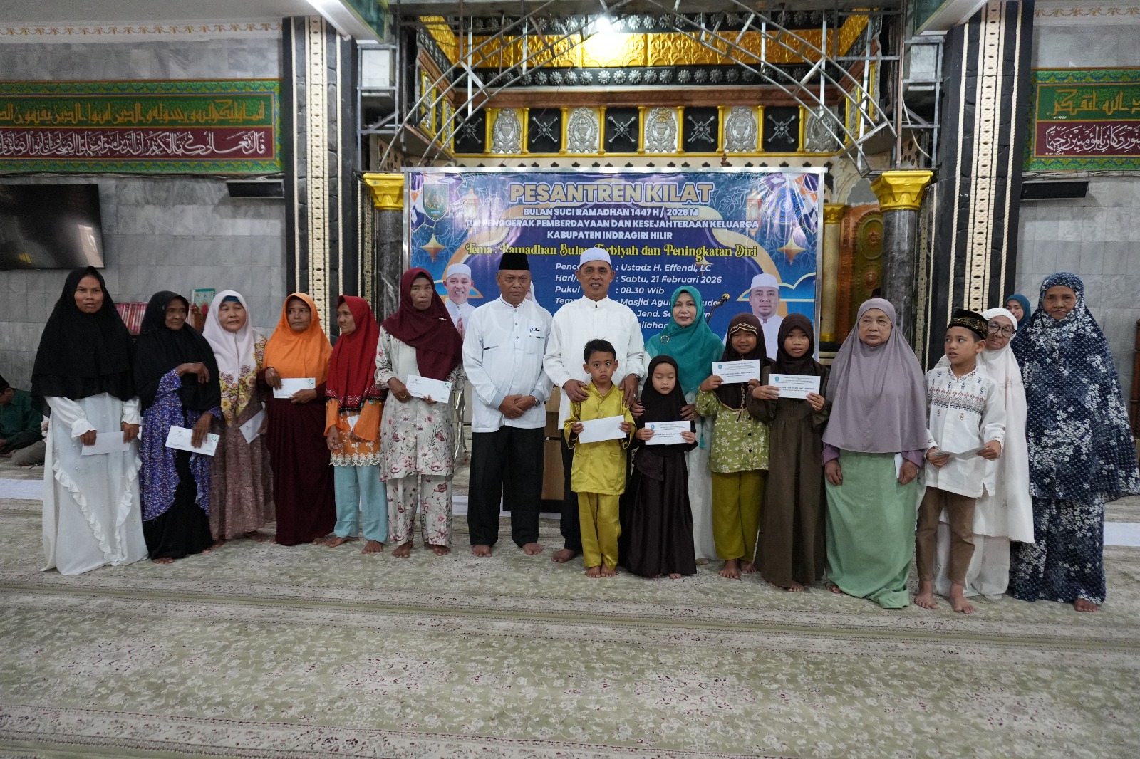 TP PKK Taja Pesantren Kilat, Warga Diajak Maksimalkan Ibadah Ramadan di Tembilahan