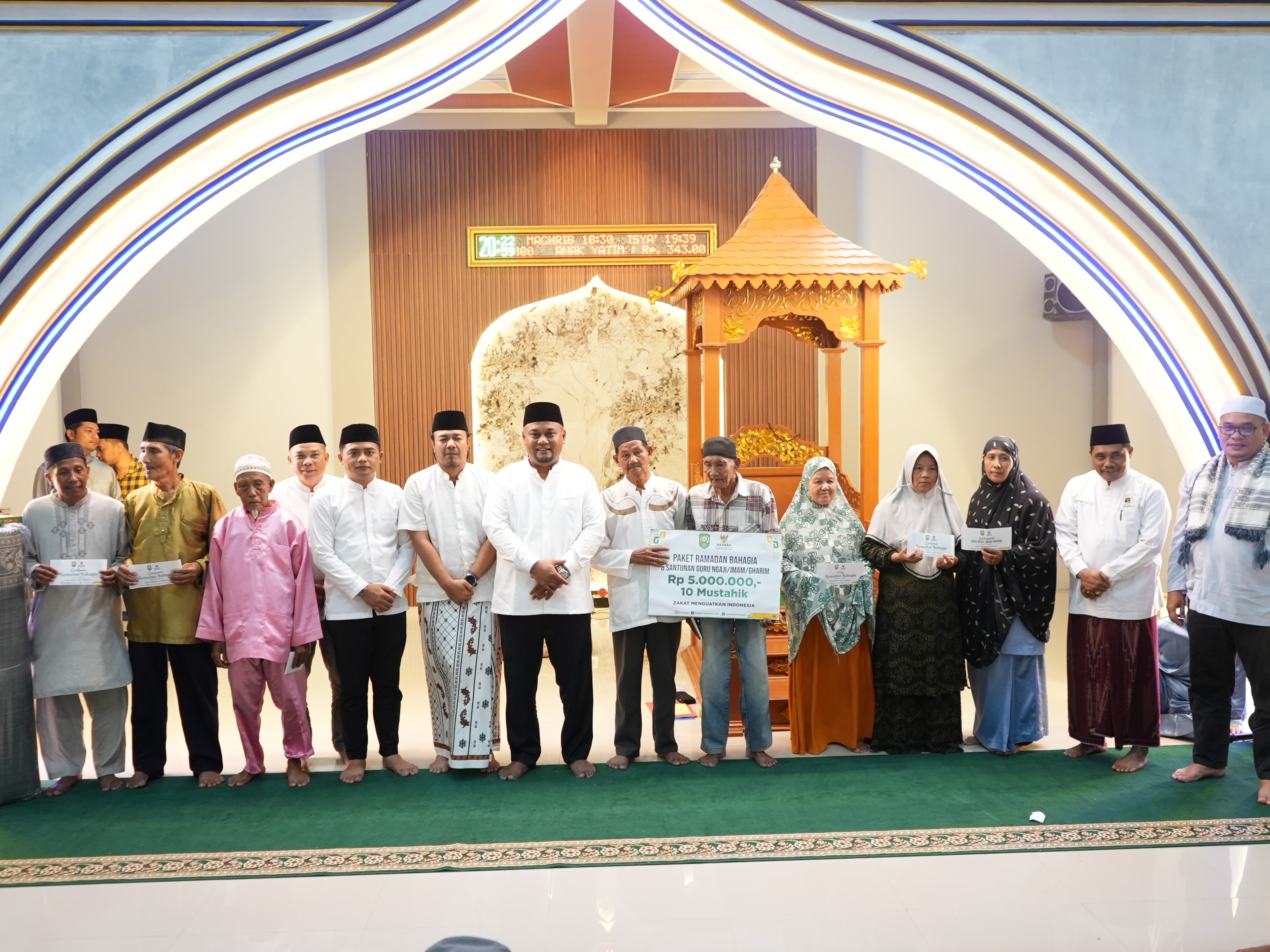 Safari Ramadan di Pusako, Wabup Syamsurizal Minta Penghulu Kawal Program Nasional