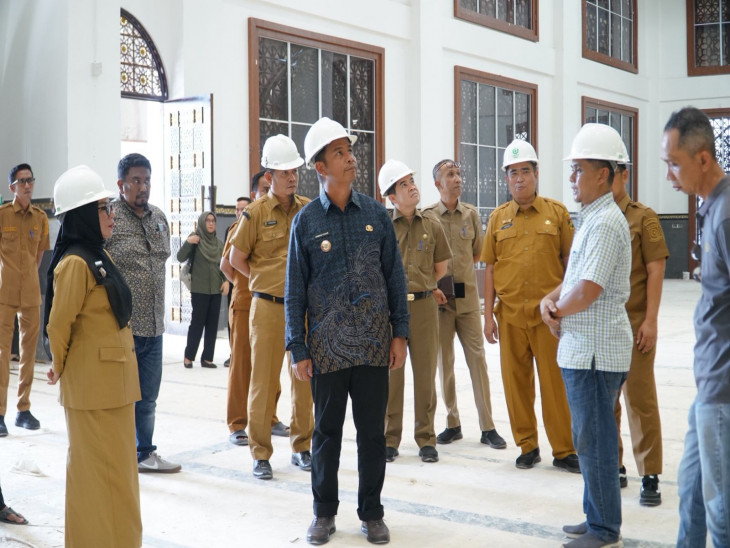 Bupati Tinjau Progres Pembangunan Islamic Center, Target Rampung 18 Maret 2026