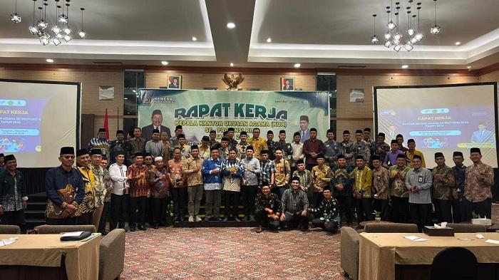 Kakanwil Kemenag Riau Buka Raker KUA, Perkuat Sinergi Menuju Layanan Berkualitas