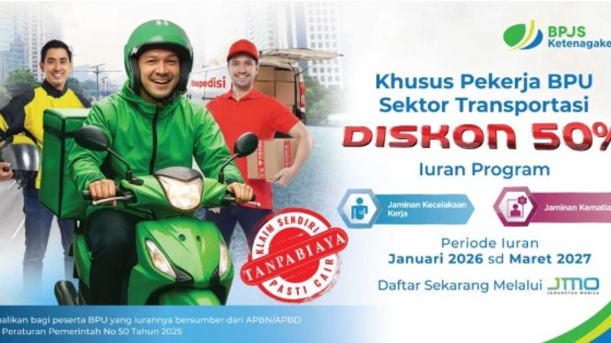 BPJSTK Pekanbaru Panam Sosialisasikan Diskon 50% Iuran BPU Sektor Transportasi