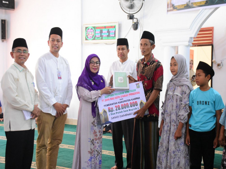 Wakil Bupati Kampar Misharti Pimpin Safari Ramadhan di Gunung Sahilan