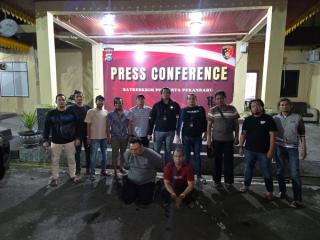 Modus Top Up Kredit, Dua Debt Kolektor di Pekanbaru Gelapkan Motor Konsumen