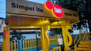 Tanpa APBD, Halte Bus TMP di Jalan Sudirman Pekanbaru Direnovasi Berkat Dukungan Swasta