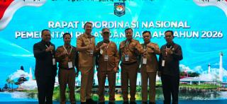 Hadiri Rakornas Forkopimda di Bogor, Bupati Herman Tegaskan Komitmen Inhil Selaras Pembangunan Nasio