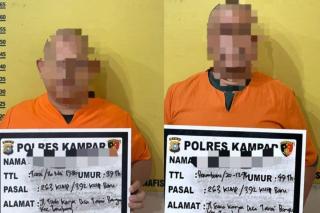 Kades dan Mantan Sekdes Ditangkap atas Pemalsuan Surat Tanah untuk Jalan Tol di Kampar