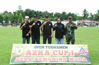 Bupati Inhil Herman Tutup Azka Cup 1, Dorong Lahirnya Bibit Pesepakbola Lokal