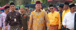 Hadiri Mandi Balimau Kasai Muara Lembu, Bupati Suhardiman Tegaskan Komitmen Lestarikan Adat