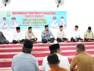 Wabup Siak Buka Musrenbang Mempura, Tekankan Efisiensi APBD dan Perbaikan Layanan Air Bersih