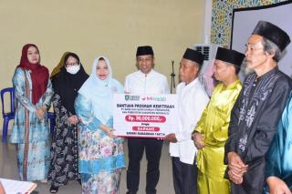 Safari Ramadhan di Bandar Laksamana, Bupati Kasmarni Serap Aspirasi Warga