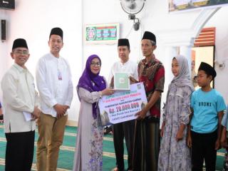 Wakil Bupati Kampar Misharti Pimpin Safari Ramadhan di Gunung Sahilan