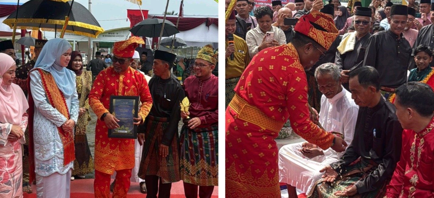 Bupati dan Wabup Hadiri Festival Togak Tonggol dan Mandi Balimau Kasai di Langgam