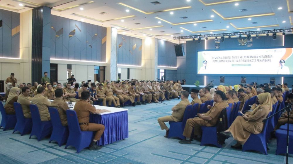Pemko Pekanbaru Perkuat Standar Seleksi RT/RW 2026, Tim Penguji Dibekali Khusus