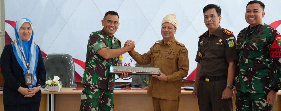 Wabup Muklisin Sambut Tim Wasev TMMD ke-127, Perkuat Kolaborasi Pembangunan di Kuansing