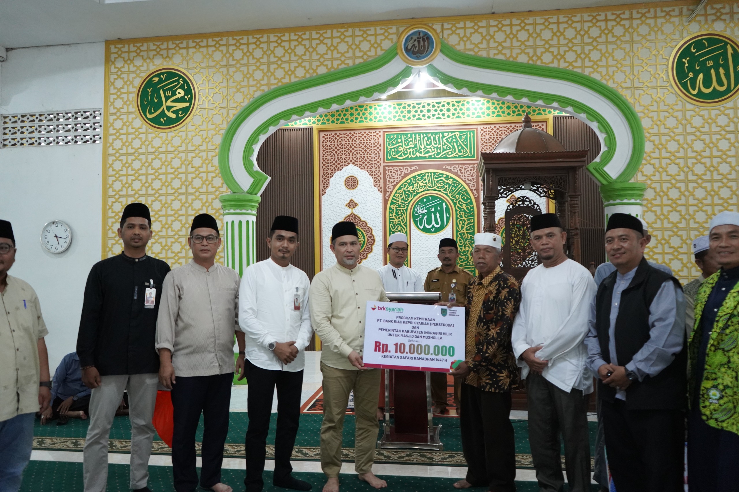 Safari Ramadan 1447 H di Sungai Batang, Bupati Inhil Diwakili Muammar Qaddafi
